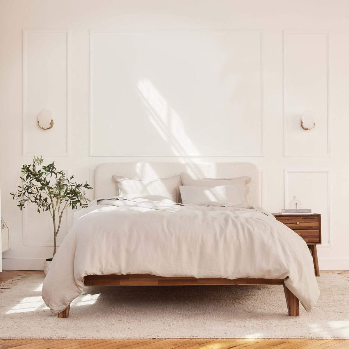 Cocoon™ European Linen Fitted Sheet